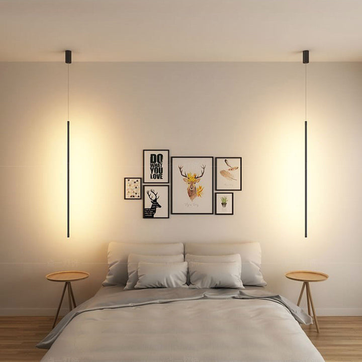 Wall soft decoration line lamp